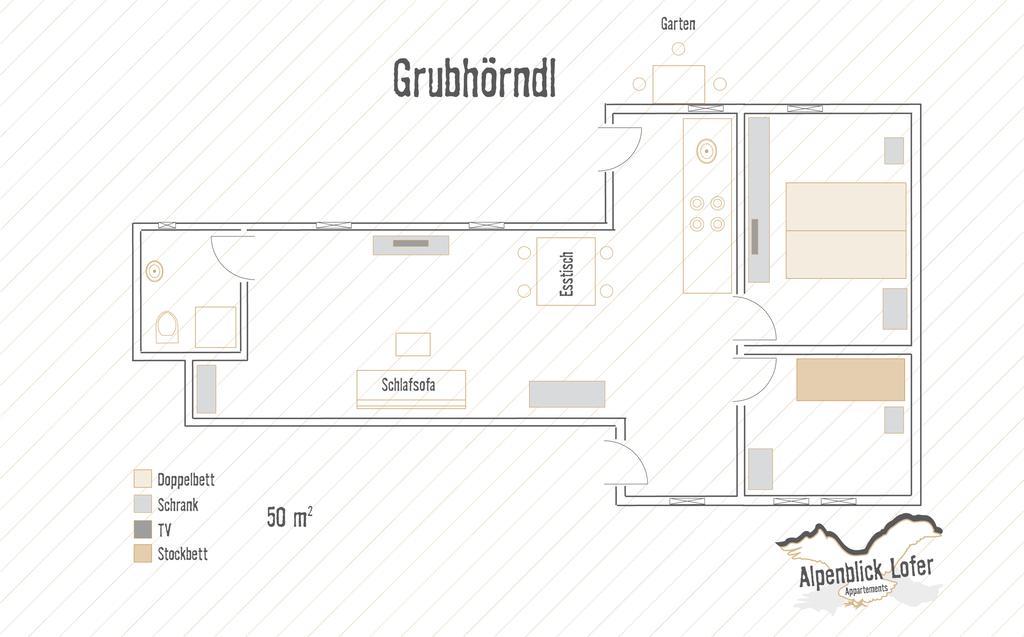 Апартаменти Haus Alpenblick Лофер Екстер'єр фото